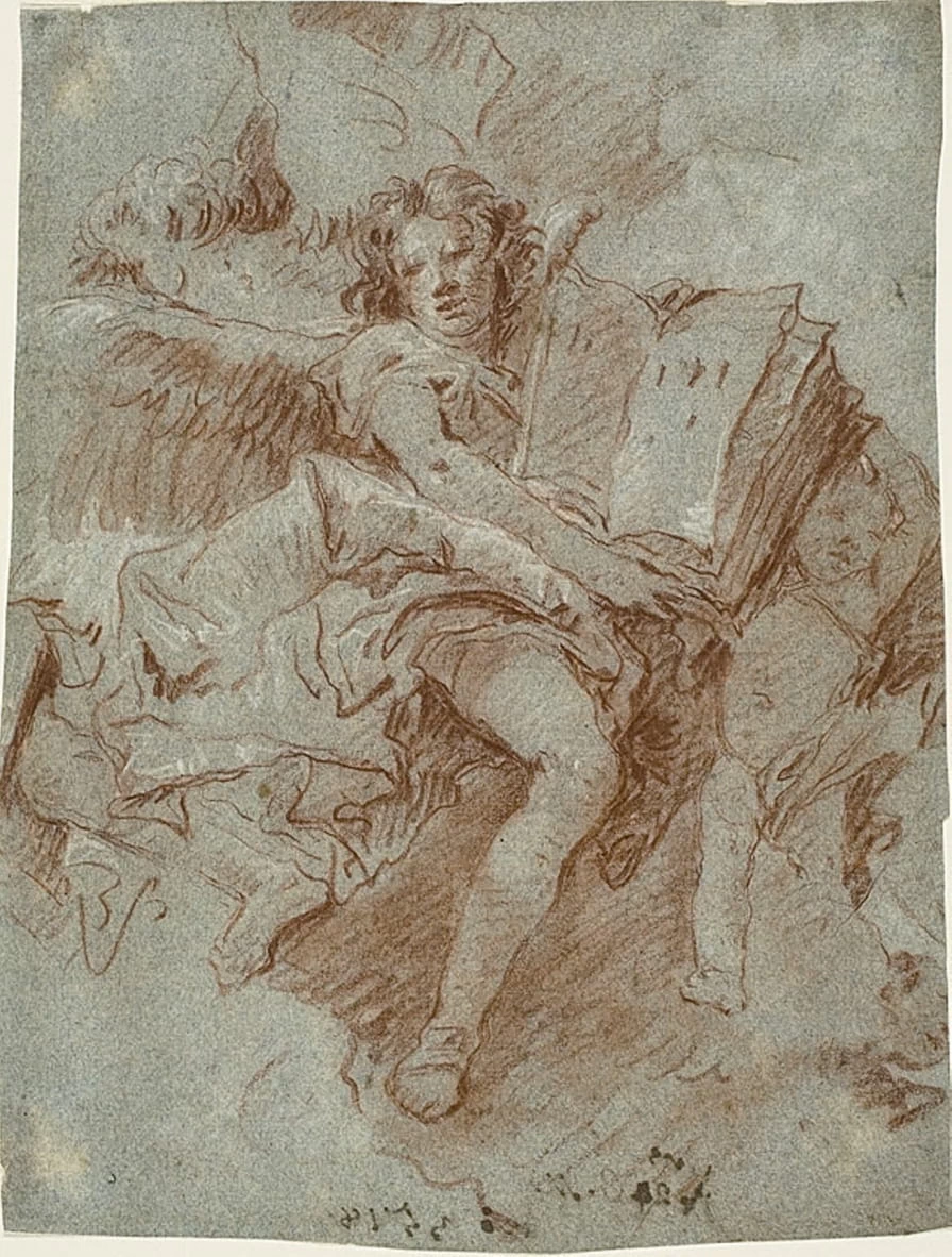 Un angelo con un libro - Art Institute of Chicago